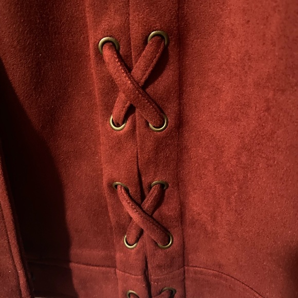 Skyes the limit sz 14Pjacket. Faux Suede . - Picture 3 of 7